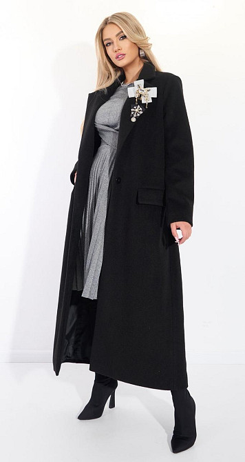 Пальто Лама длинное (46) Киев - изображение 3