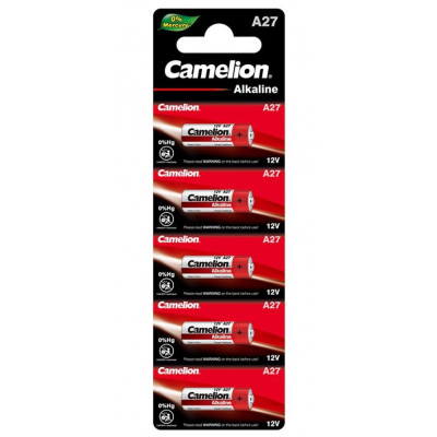 Батарейка Camelion A27 / LR27 Alkaline * 5 (A27-BP5) Вінниця - фото 1
