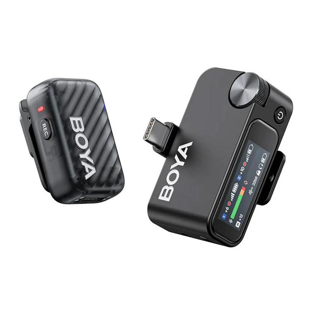 Мікрофон бездротовий / рекордер з ШІ шумозаглушенням для телефону камери Type-C BOYAMIC 2-03 Київ - фото 3