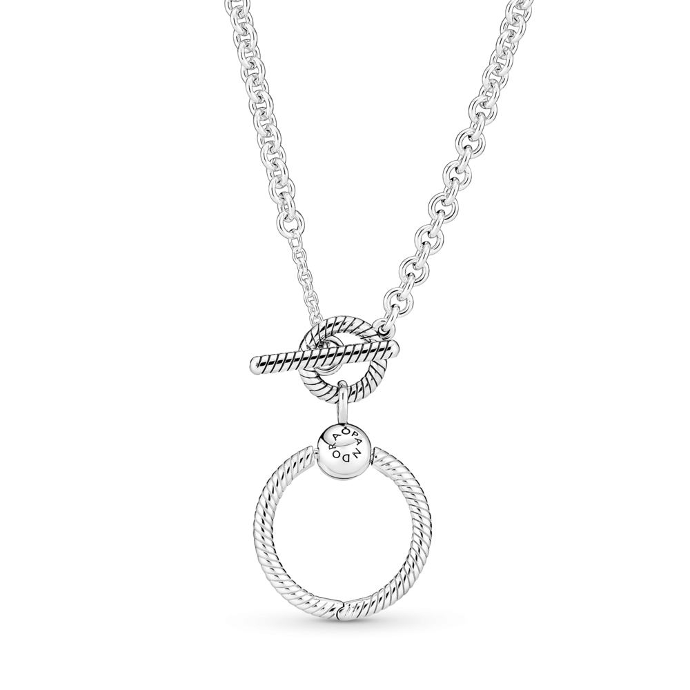 Срібне намисто  з кулоном O та Т-подібною застібкою 391157C00 MasterSem Київ - фото 1