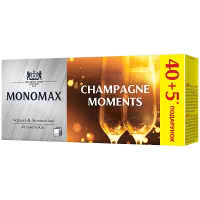 Чай Мономах Champagne Moment 45х1.5 г (mn.78344) Винница