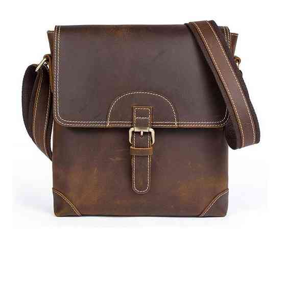 Сумка чоловіча Vintage 14675 Коричнева Київ