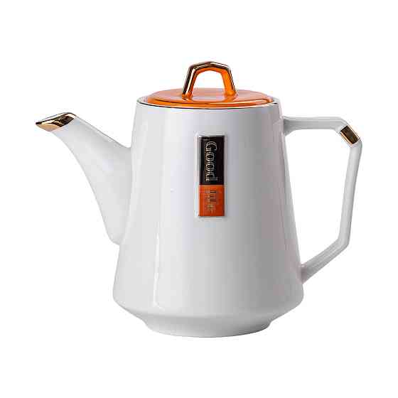 Чайний сервіз на 6 персон із порцелянаовою підставкою Orange HP-15-27 Коломия