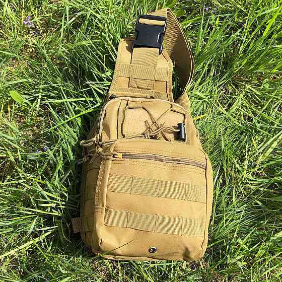 Комплект 2 В 1: армейская сумка + тактический фонарь WT-18 Львов