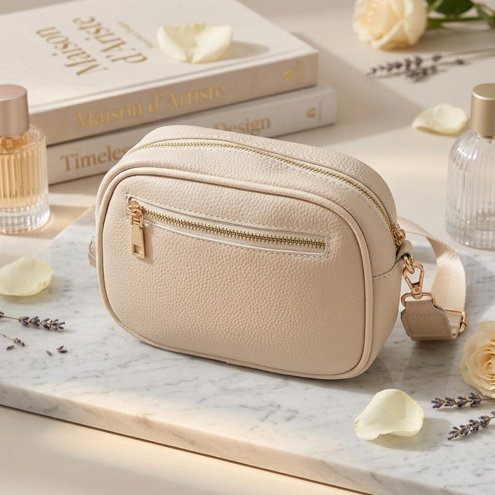 Жіноча сумка на кожен день з натуральної шкіри Vintage 22904 Білий Київ - фото 14