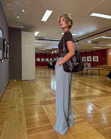 Жіночі класичні брюки на високій посадці костюмка Одеса