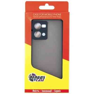 Чехол для мобильного телефона Dengos Kit for OPPO Reno 7 4g case + glass (Black) (DG-KM-32) Винница