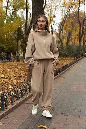 Жіночий теплий прогулянковий костюм двійка двосторонній полар фліс Одеса