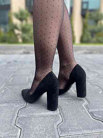 Туфлі жіночі SEE SEVEN чорні натуральна замша 36р. каблук 10 см (3537) Коломыя