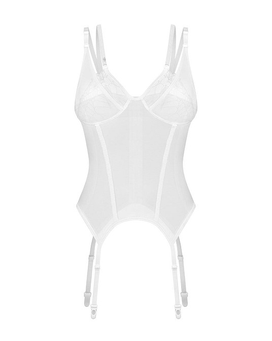 Корсет Obsessive Arrowel White corset L/XL Sex Aura Київ - фото 2