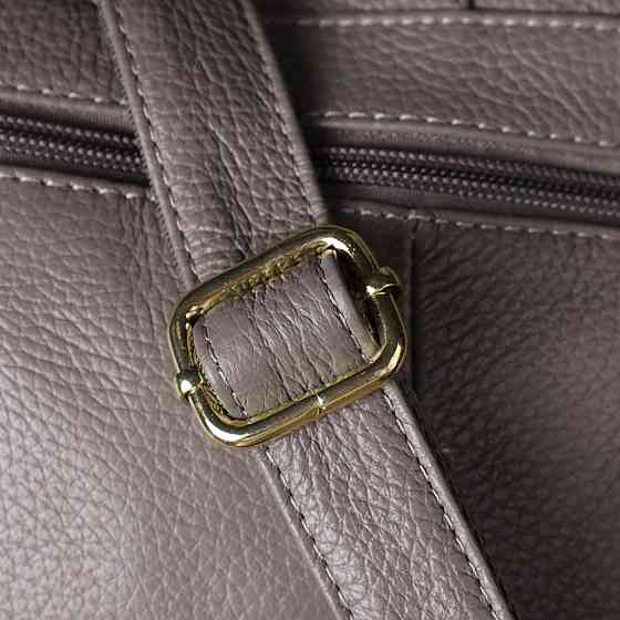 Сумка из натуральной кожи для стильных женщин Серый (Vintage) Киев