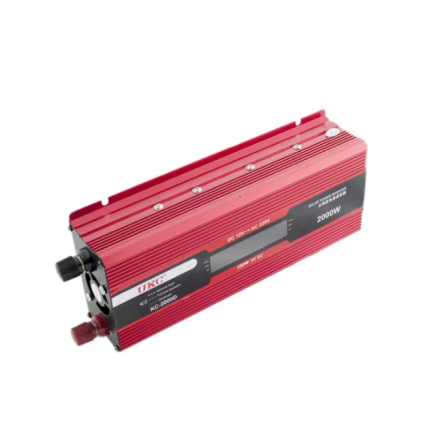 Інвертор UKC KC-2000D 2000W 12V–220V з LCD дисплеєм та USB, перетворювач напруги Одеса