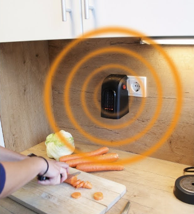 Экономный Портативный Керамический  обогреватель HANDY HEATER 400Вт 4445 Одесса - изображение 3