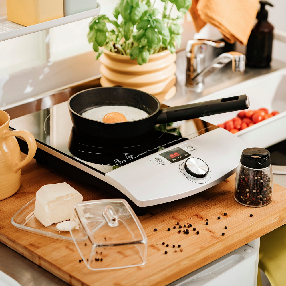 Плита настільна Camry CR 6515 індукційна/ конфорок:1/ 20-2000Вт/ 60°-240° С/ склокераміка Винница - изображение 10