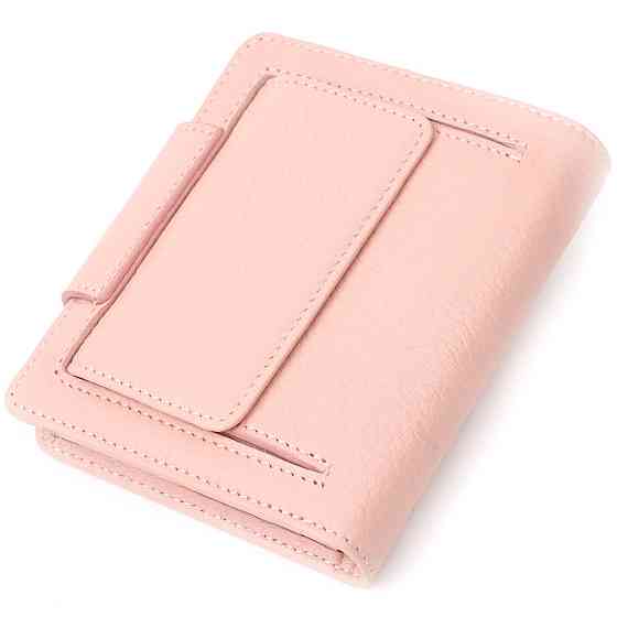 Практичный женский кошелек нежного цвета из натуральной кожи Tony Bellucci 22019 Пудровый Киев