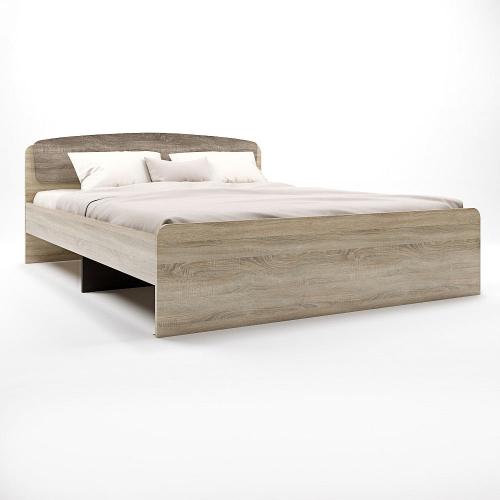 Двуспальная кровать Эверест Астория с двумя ящиками 160х200 см сонома/трюфель (DTM-2489) Львов - изображение 5