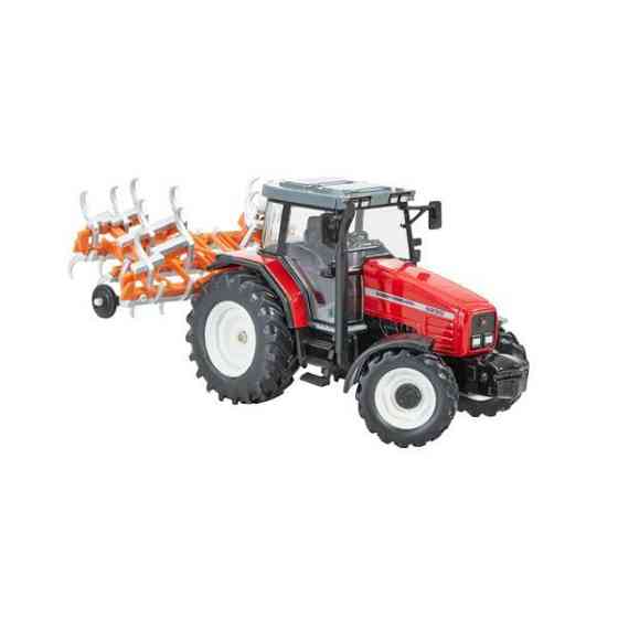 Модель Britains Трактор Massey Ferguson 6290 з культиватором 1:32 (43335) Харків