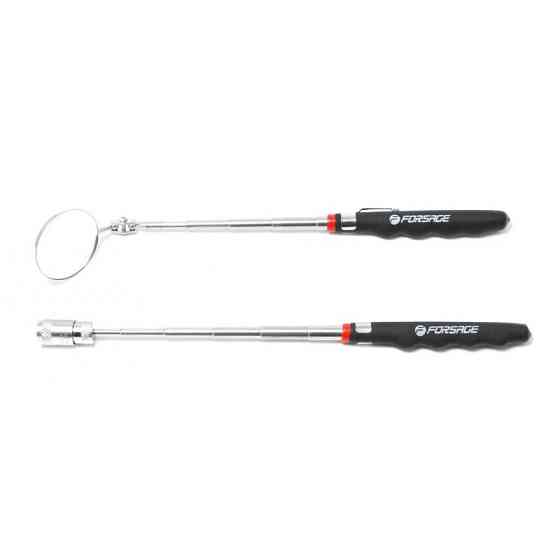 Магніт телескопічний з підсвічуванням в комплекті з дзеркалом телескопічним, 2пр. Одеса