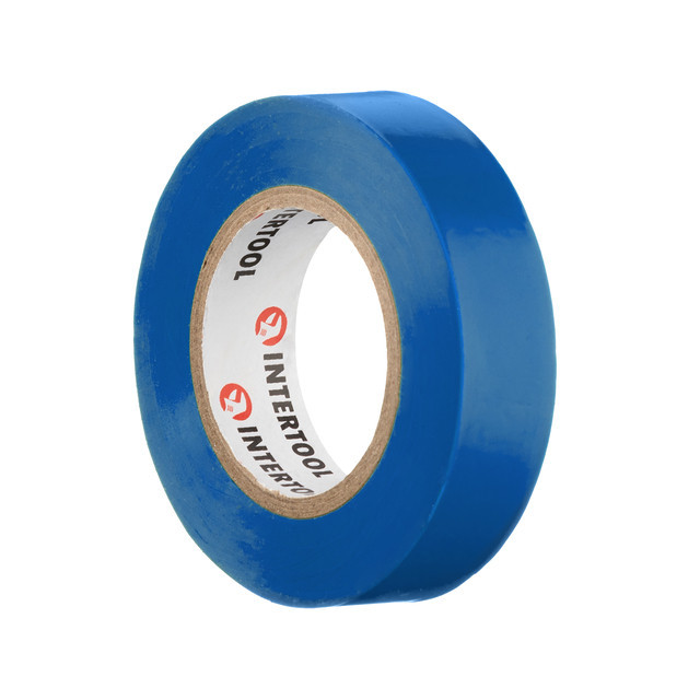Стрічка ізоляційна 0.15mm * 17mm * 15m синя INTERTOOL IT-0015 Киев - изображение 6