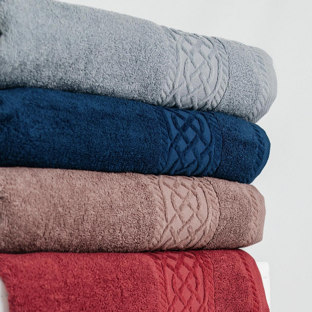 Набір Махрових рушників , Махра,Синій, 50/90 та 70/140 Київ - фото 5