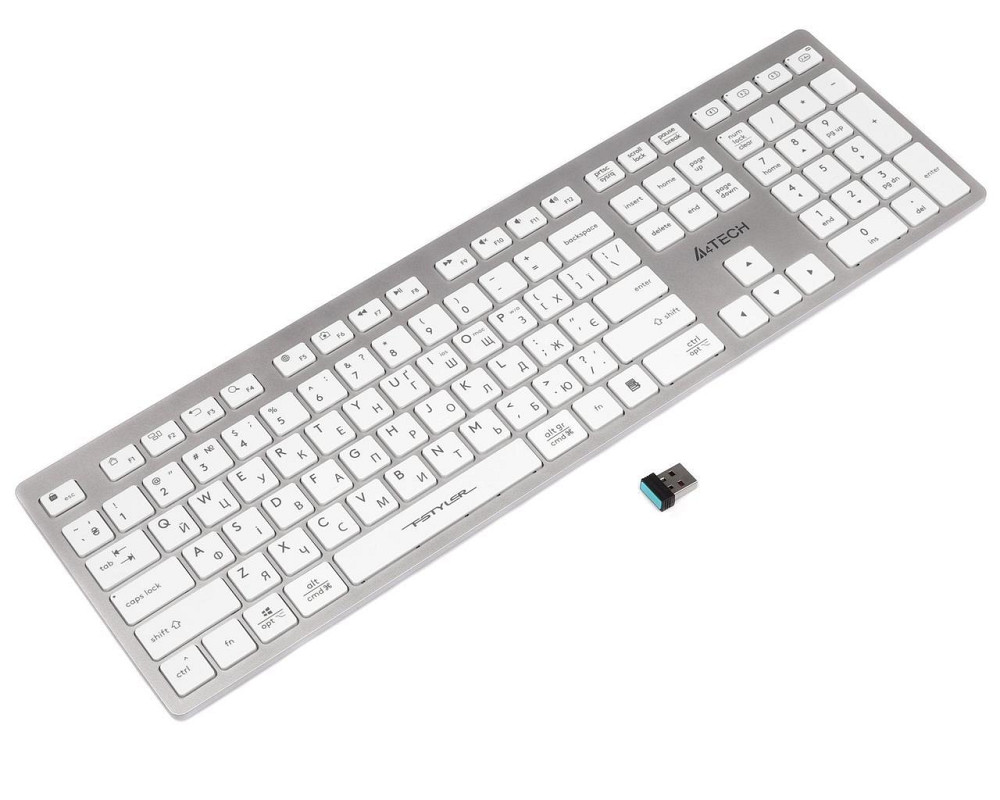 Клавіатура A4Tech FBX50C White Білий Харків - фото 7
