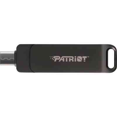 USB флеш накопичувач Patriot 64GB Rage R550 Matte Black USB/Type-C 3.2 (PE64GR550DSAD) Вінниця