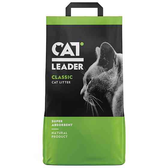 Cat Leader Classic КЕТ ЛІДЕР КЛАСІК суперпоглинальний наповнювач у котячий туалет Київ