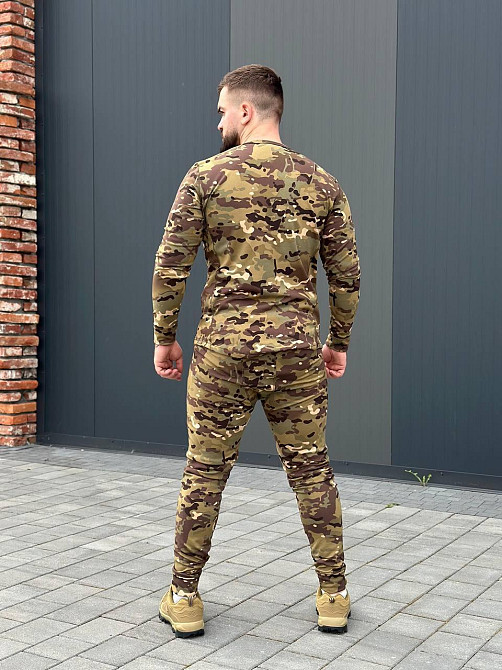 Тактична чоловіча термобілизна мультикам військовий комплект термобілизни мультикам усі розміри WAR Львів - фото 8
