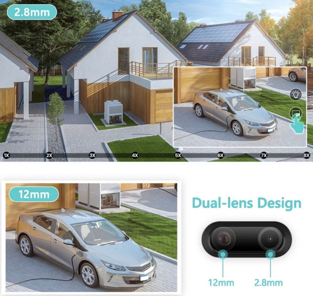 Wi-Fi камера відеоспостереження 4мп 8мп. Київ - фото 3