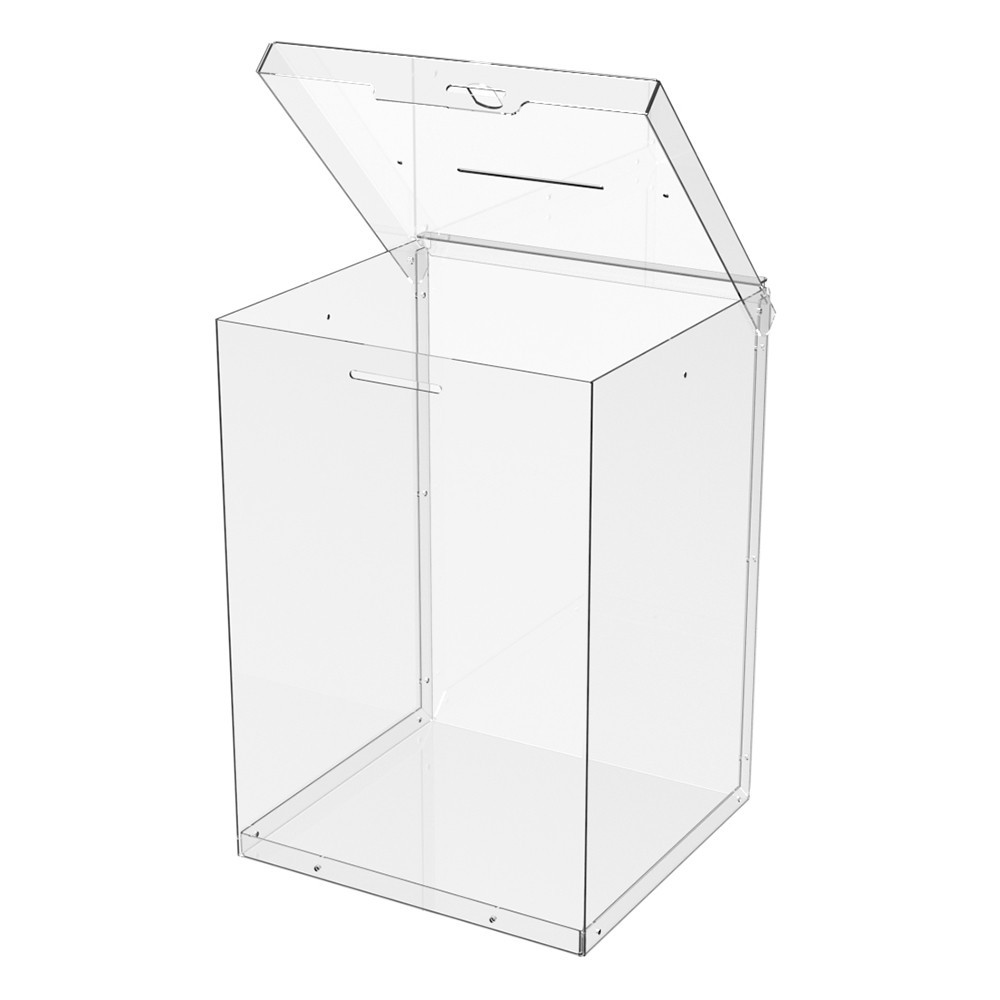 Ящик EKOSTAR с замком для пожертвований и сбора денег 215x200x300. Объем 13 литров Киев - изображение 5