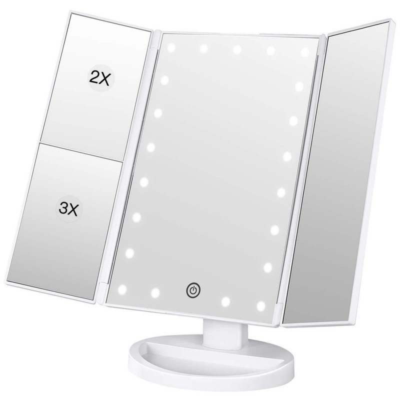 Настільне Дзеркало книжка 3pcs mirror з підсвічуванням Одеса - фото 3