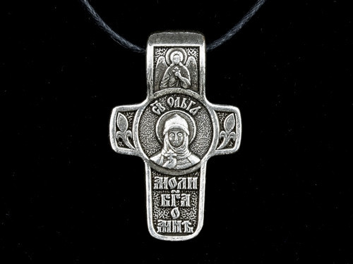 Натільний хрест іменний Ольга Київ - фото 1