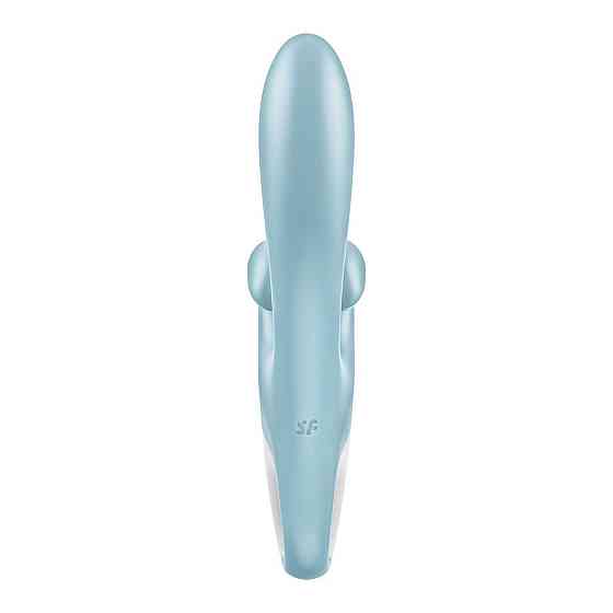 Вибратор-кролик Satisfyer Touch Me Blue, двойной отросток, 3 мощных мотора Sex Aura Киев