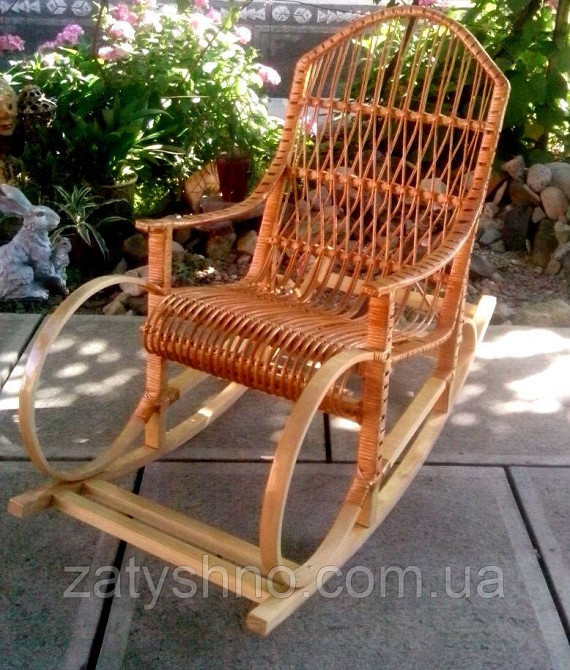Кресло качалка буковая из лозы Киев - изображение 1