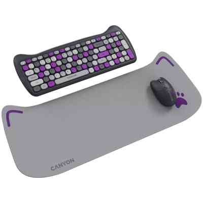 Комплект Canyon HSET-W6 Kitty Edition Wireless UA Violet (CNS-HSETW6VT) Винница