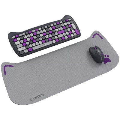 Комплект Canyon HSET-W6 Kitty Edition Wireless UA Violet (CNS-HSETW6VT) Винница - изображение 2