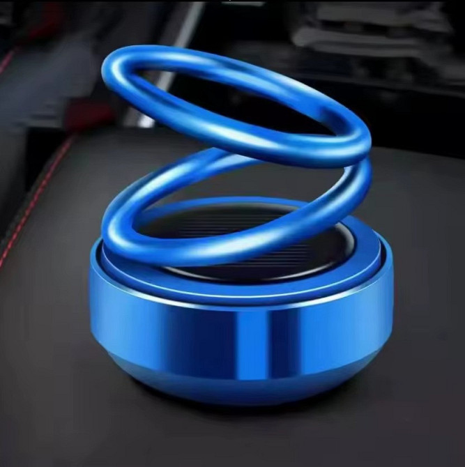 Дифузор ароматизатор для авто освіжувач повітря “Кільця левітації” на сонячній батареї в машину, синій Кам'янець-Подільський - фото 2