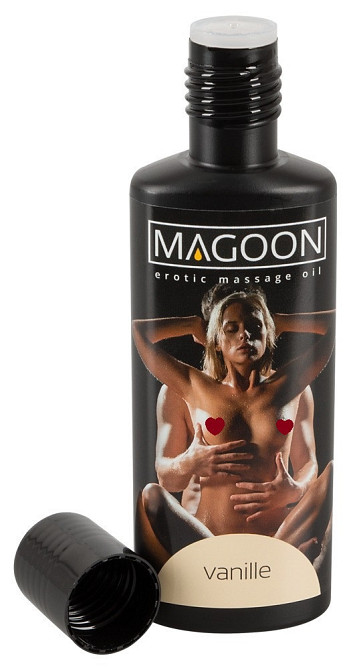 Масажне масло MAGOON ваніль 100мл Sex Aura Київ - фото 1