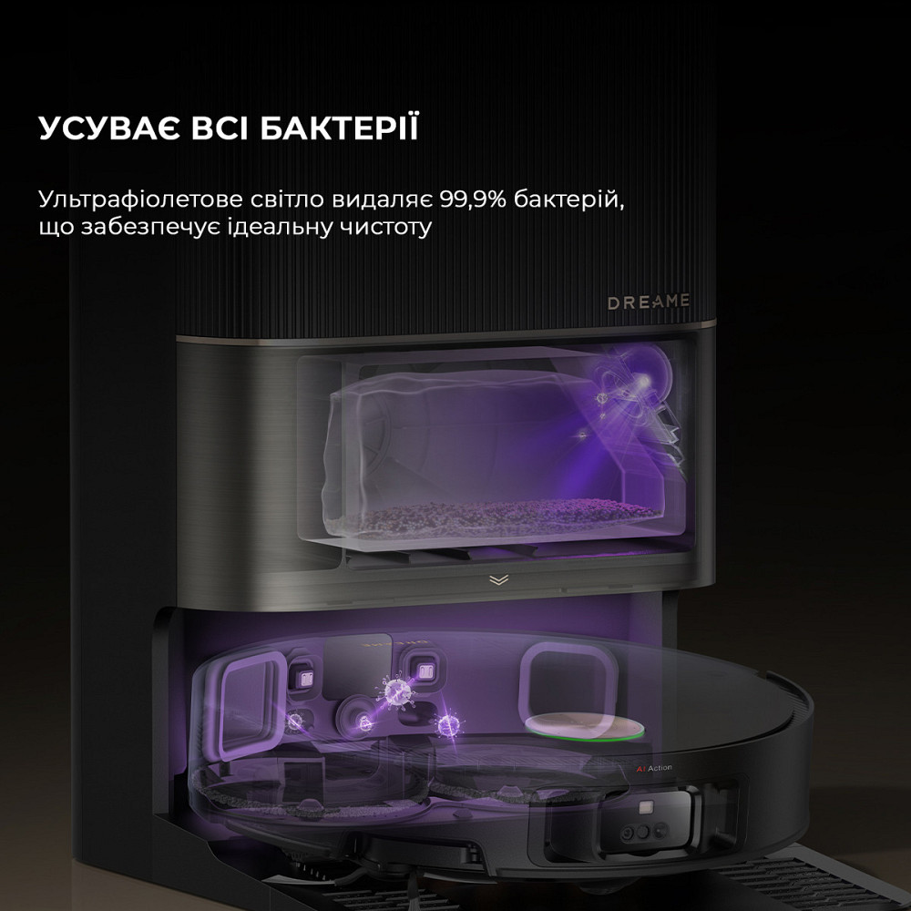 Робот-пилосос Dreame X50 Ultra Complete Black (RLX85CE-4-BL) ( Black ) Харьков - изображение 18