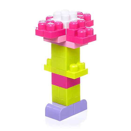 Конструктор Mega Bloks розовый в мешке 60 деталей (DCH54) Винница