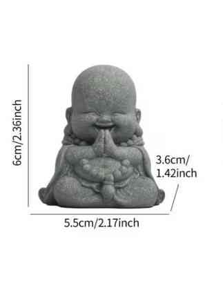 Статуетка монах Будда маленька декоративна фігурка для дому медитації подарунок Київ