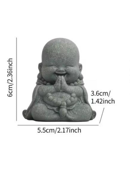 Статуетка монах Будда маленька декоративна фігурка для дому медитації подарунок Київ - фото 2