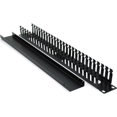 Кабельний організатор 19" 1U/24Port з кришкою, корпус метал Voltronic (26001) Вінниця - фото 2