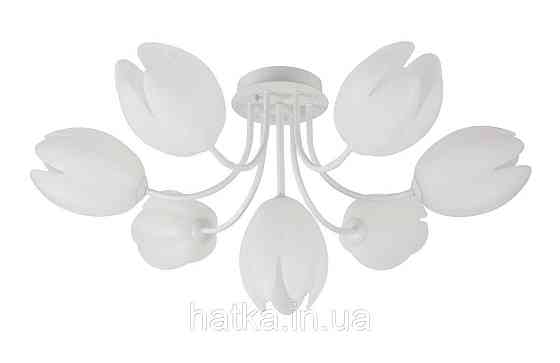 Люстра стельова у вітальню VALESO G 93961/6+1 біла Київ