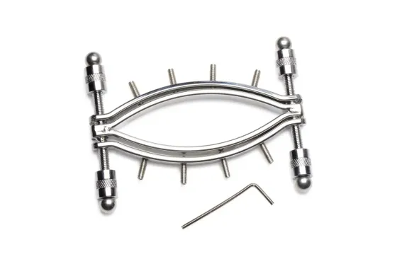 Затискач для вагіни Master Series: Spread 'Em Poker Vagina Clamp with Adjustable Pressure Screws, ши Львів