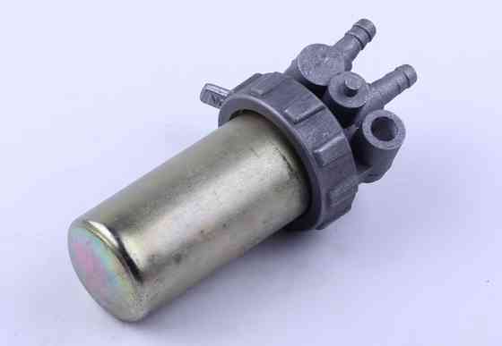 Кран паливний мотоблок 190N/195N (з фільтром, залізна склянка) Мукачево