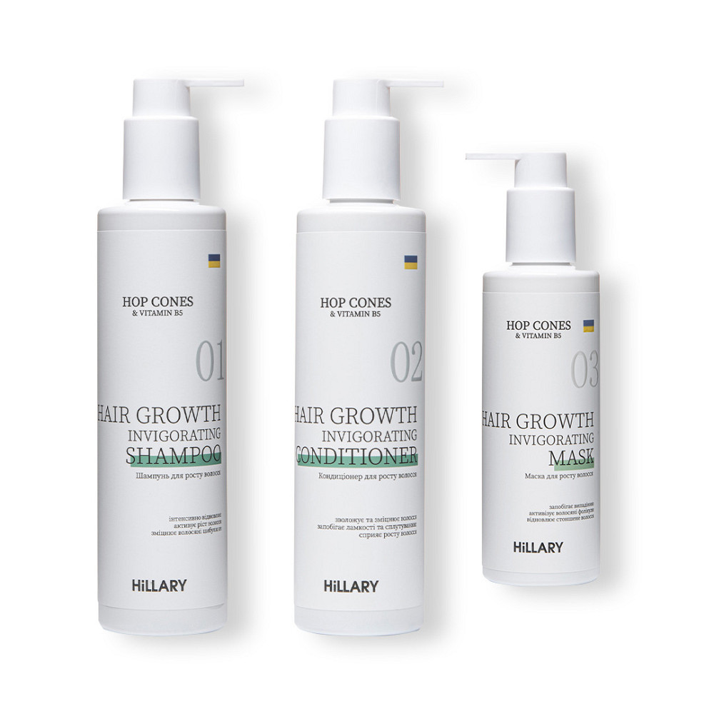 Комплекс для росту волосся Hillary Hop Cones & B5 Hair Growth Invigorating Київ - фото 1