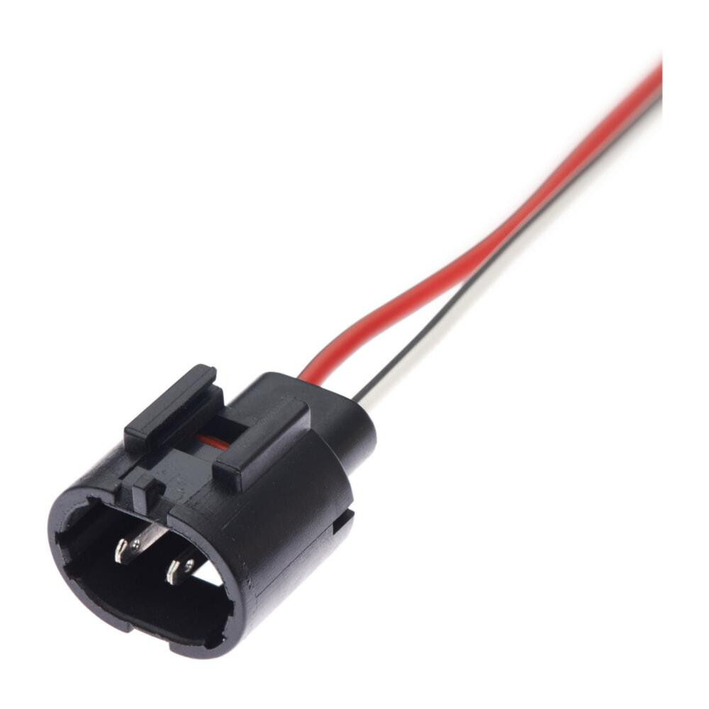 Електричний з'єднувач із дротом, 2-контактний Чорний, Пластик, Київ - фото 1