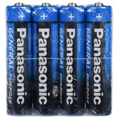 Батарейка Panasonic GENERAL PURPOSE R3 TRAY 4 ZINK-CARBON (R03BER/4PR) Винница - изображение 1