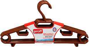 Набор вешалок для одежды стандарт 6шт пластик PROFF Виланд Житомир